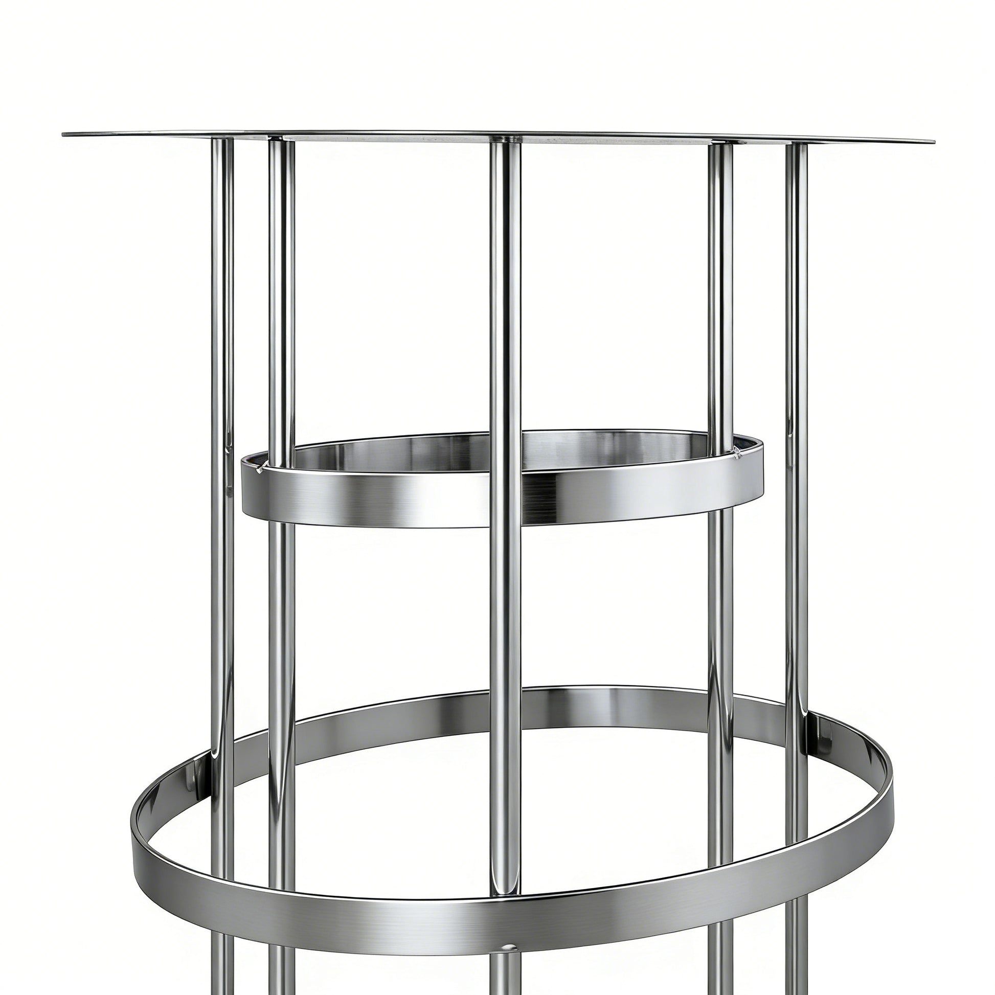 2pcs/set Modern Silver Spiral Table Centerpiece top