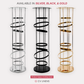 2pcs/set Modern Spiral Table Centerpiece available in Black, Silver and Gold