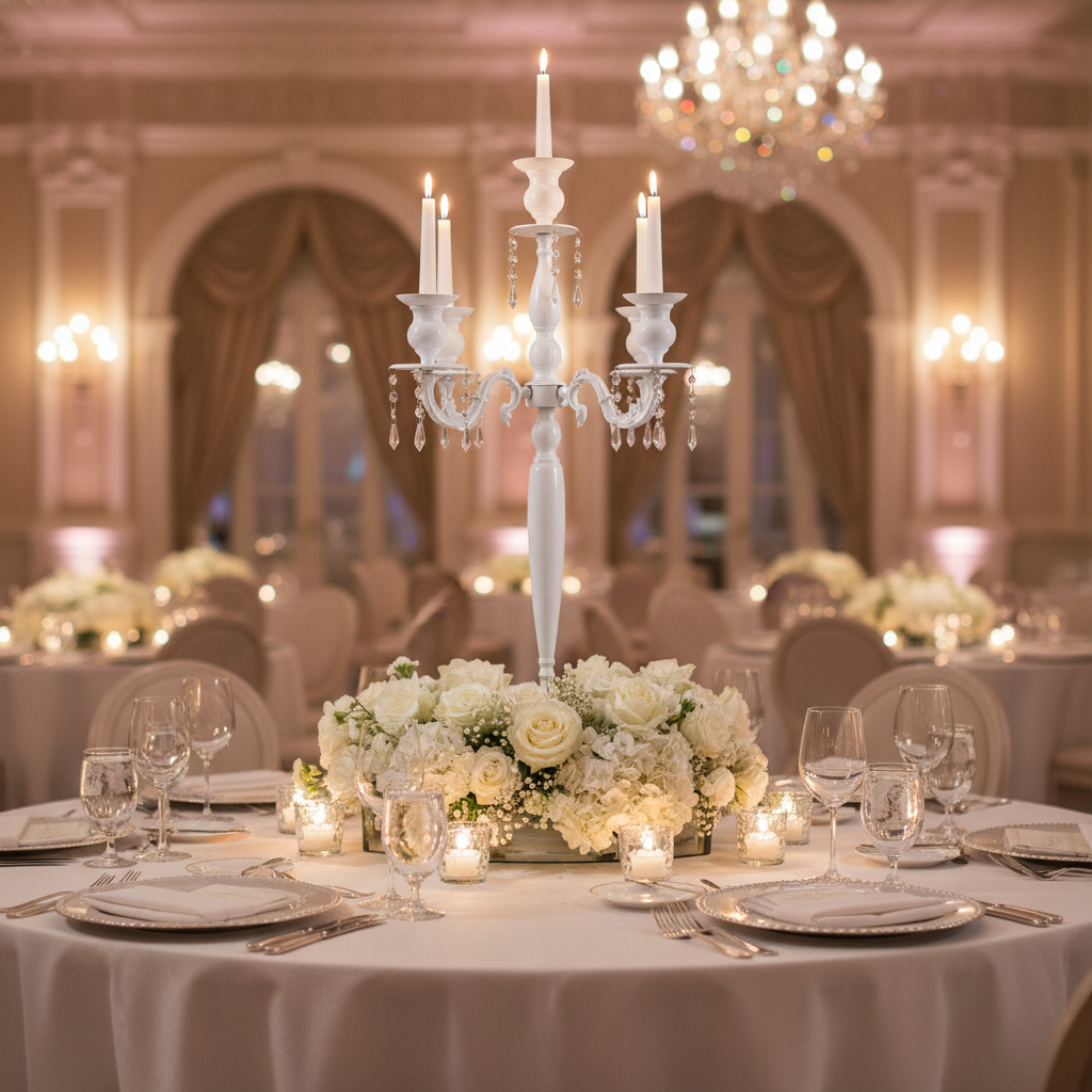 36" Candelabra - Wedding Table Lifestyle