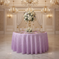 3D Butterfly Sheer Tablecloth 120" Round - Lavender