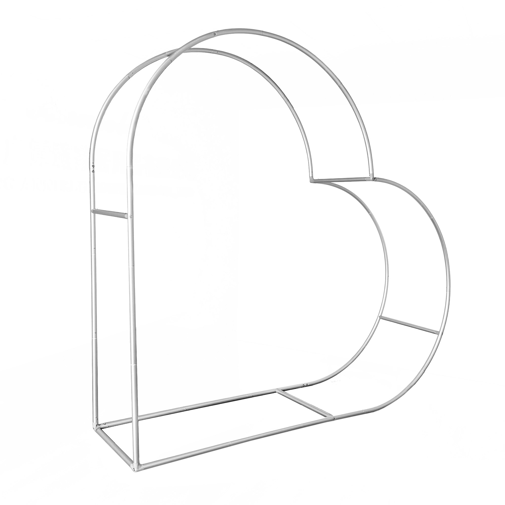 3D Tilted Heart Backdrop Prop Stand - CV Linens