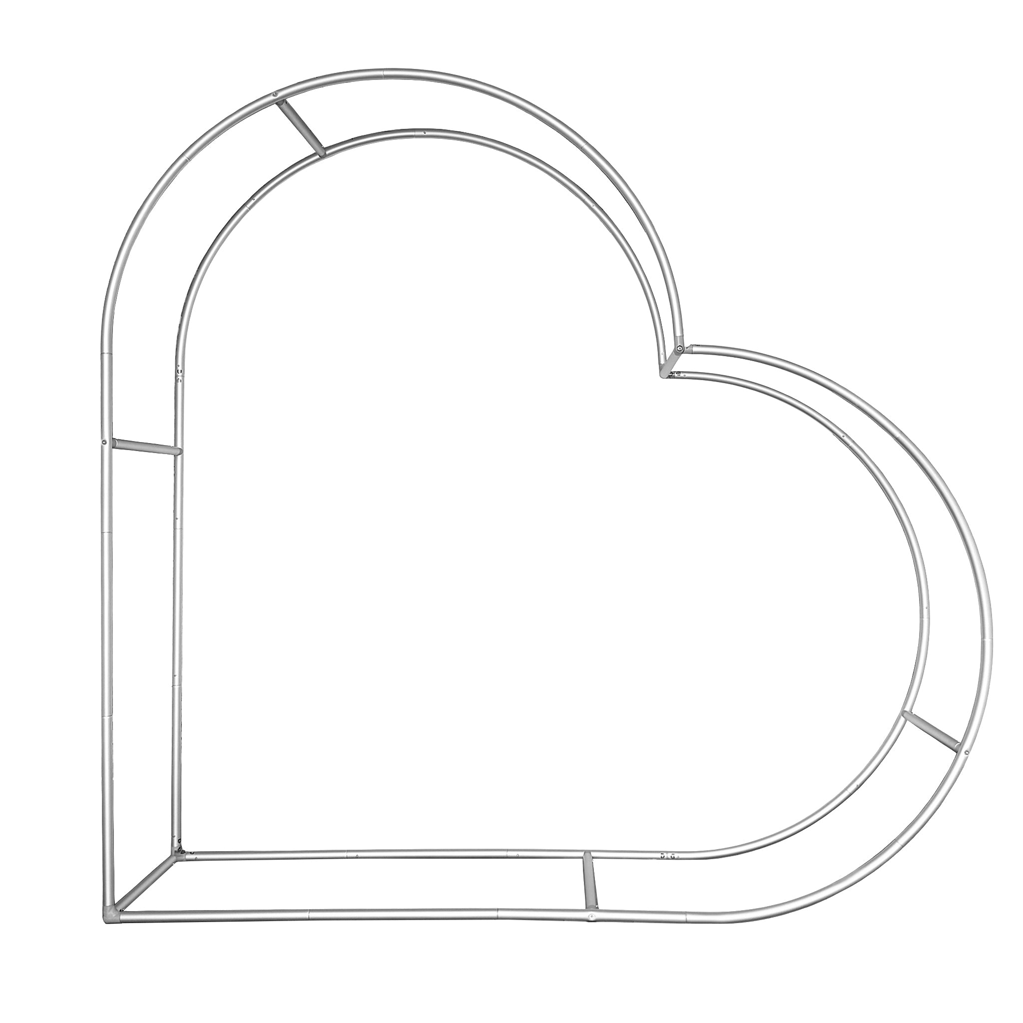 3D Tilted Heart Backdrop Prop Stand - CV Linens