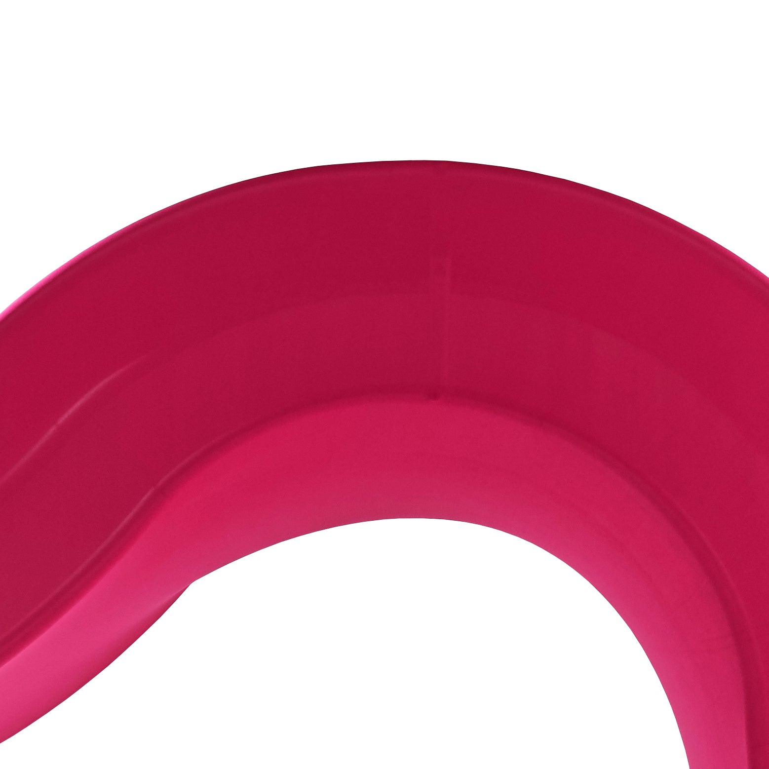 3D Curvy Wave Arch Backdrop Spandex Cover - Fuchsia