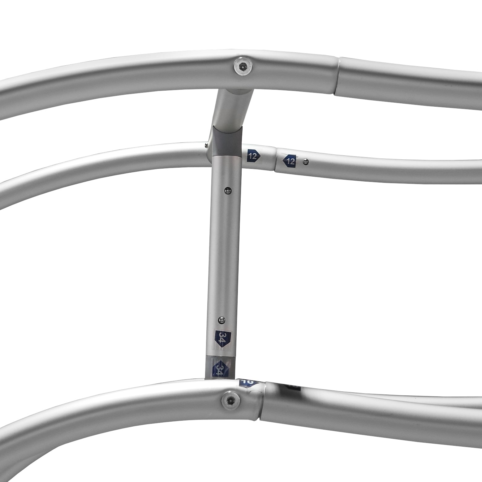 3D Curvy Wave Arch Backdrop Stand 8.2ft H x 11.50ft W