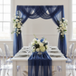 40 yds Organza Fabric Roll - Navy Blue.