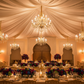 princes themed birthday celebration with 40 yds Satin Fabric Roll - Ivory