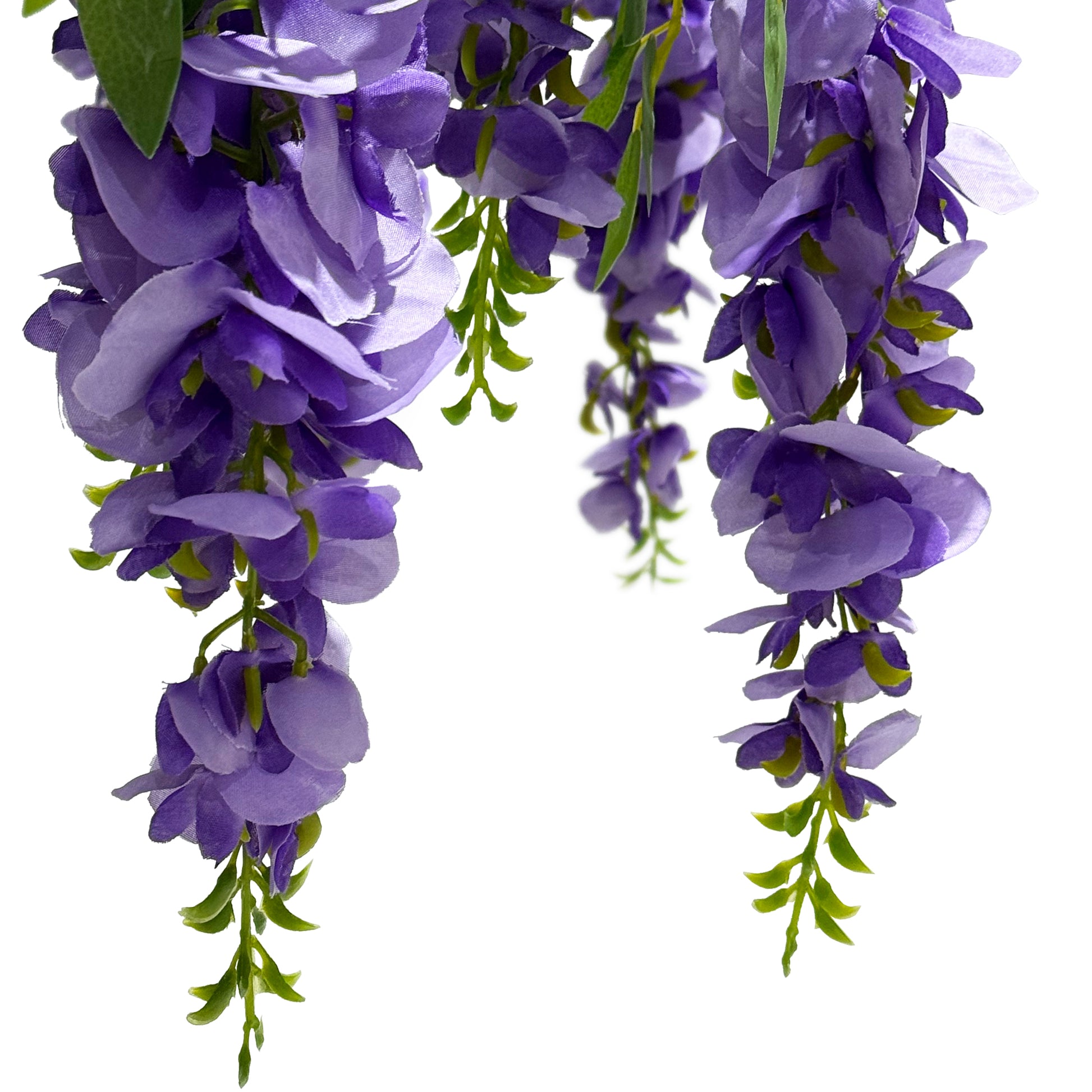 4ft Artificial Purple Wisteria Tree floral close up