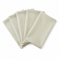5 Ivory Boucle Napkins – Rectangular Fold Bundle 