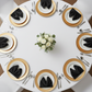 5 pcs/pk Crinkle Velvet 20"x20" Linen Napkin - Black