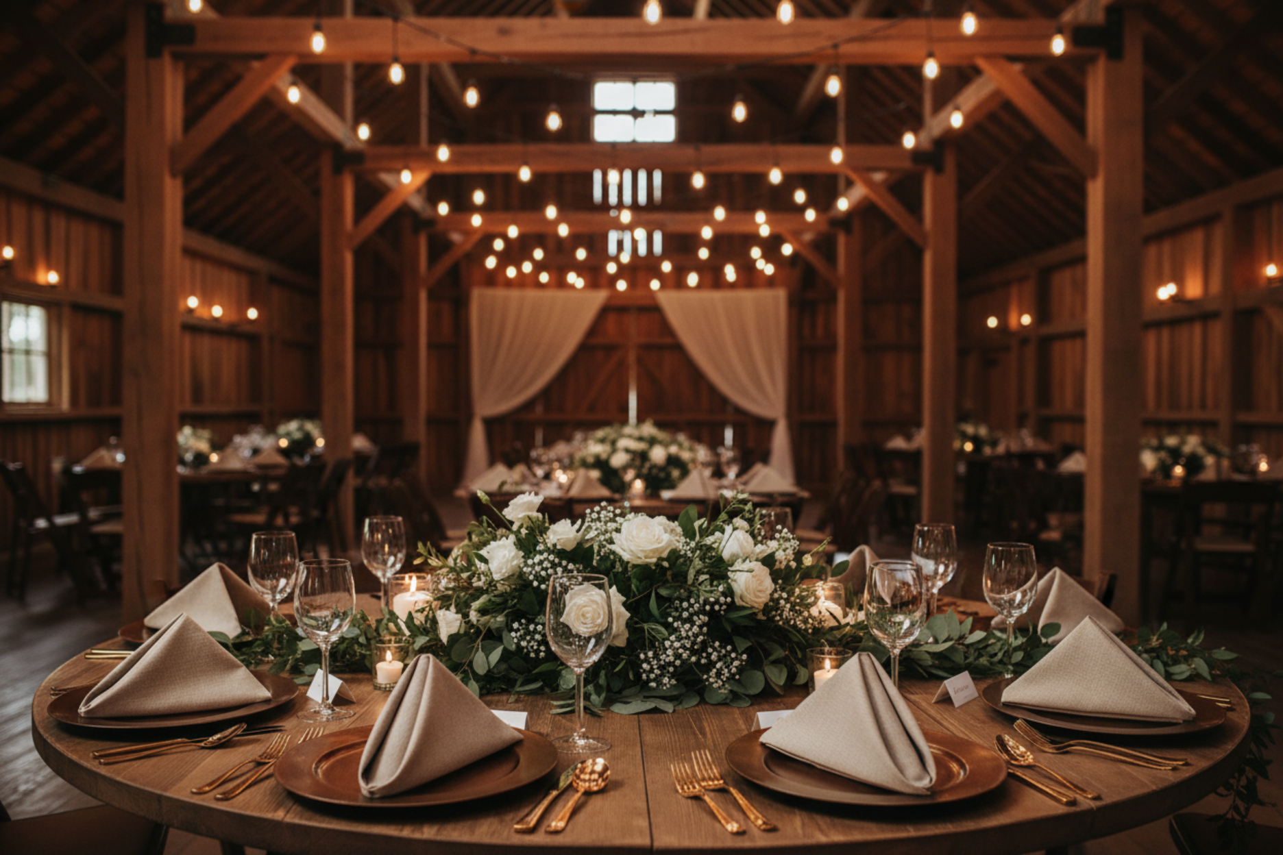 wedding reception with 5 pcs/pk Premium Linen-Look Panama Weave 20"x20" Napkin - Beige