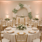 baby shower with 5 pcs/pk Spandex Chiavari Seat Pad Cover - Ivory