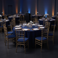 corporate awards night with 5 pcs/pk Spandex Chiavari Seat Pad Cover - Navy Blue