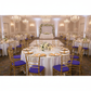 wedding reception with 5 pcs/pk Spandex Chiavari Seat Pad Cover - Purple