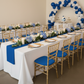 bridal shower reception with 5 pcs/pk Spandex Chiavari Seat Pad Cover - Royal Blue