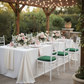 5 pcs/pk Velvet Spandex Chiavari Seat Pad Cover - Emerald Green