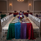 5 pcs/pk Velvet Spandex Chiavari Seat Pad Cover - Ivory
