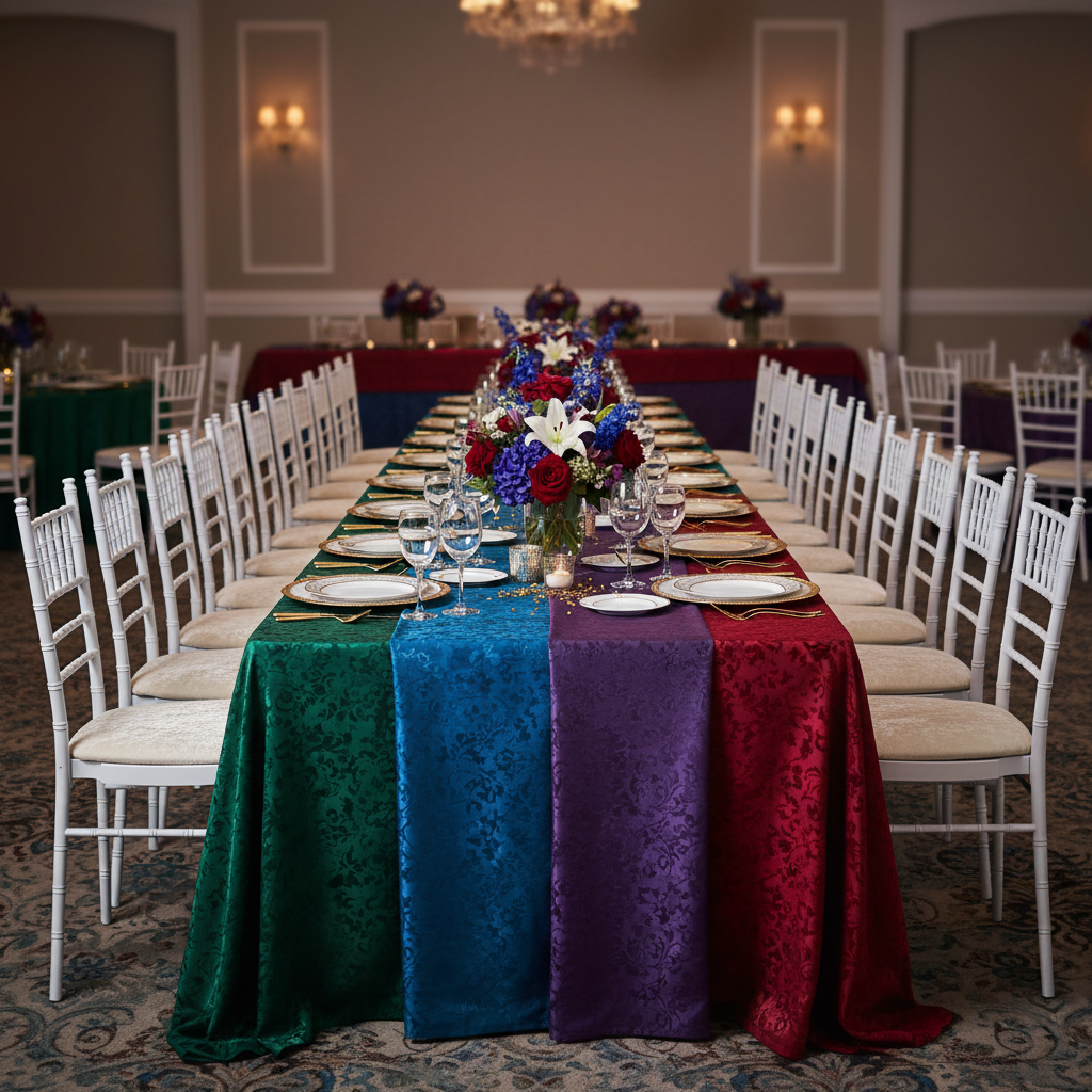 5 pcs/pk Velvet Spandex Chiavari Seat Pad Cover - Ivory