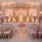 5 pcs/pk Velvet Spandex Chiavari Seat Pad Cover - Pink