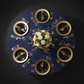 5FT Round Spandex Table Cover - Navy Blue | charger plate | wine goblets | centerpiece |