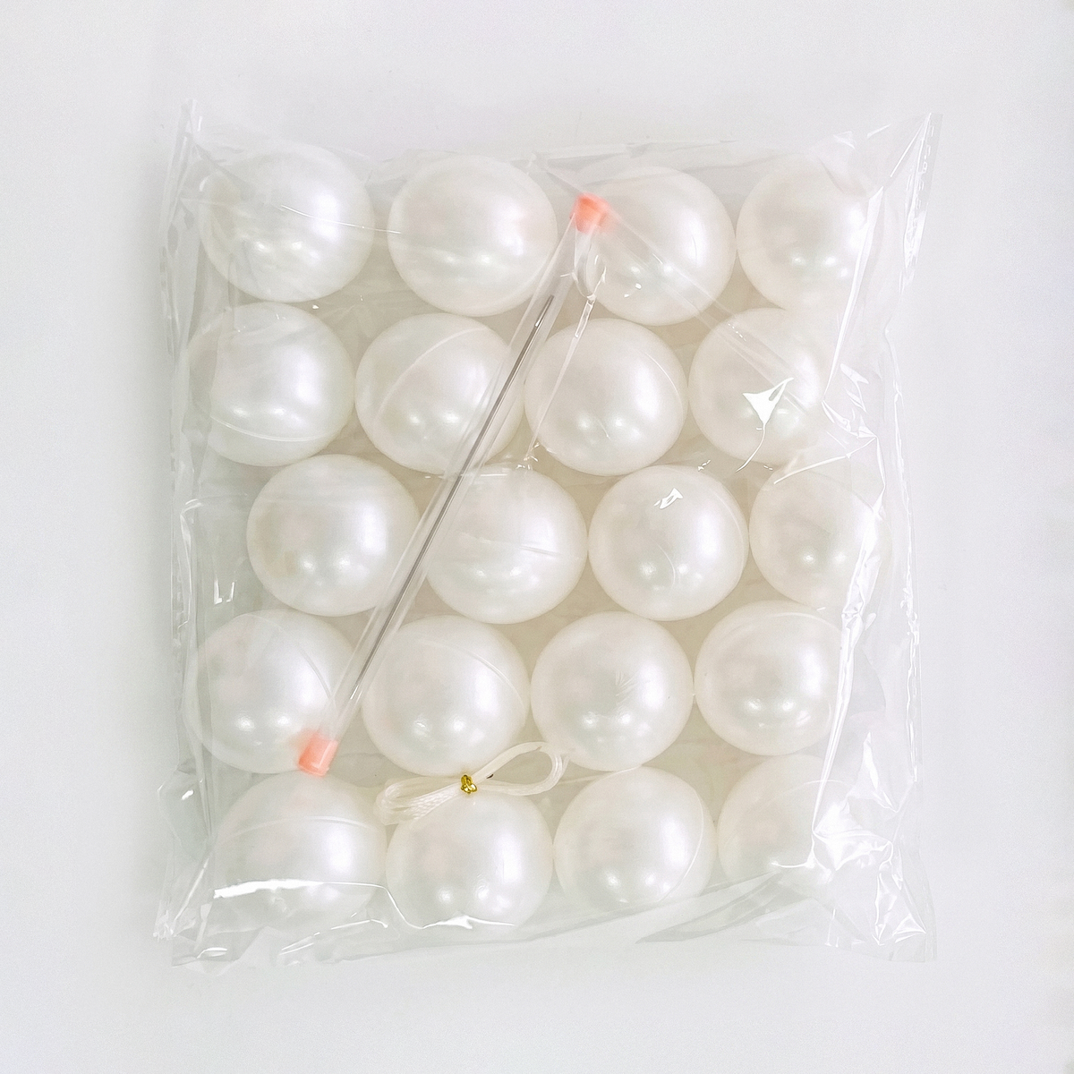 5cm Faux Pearl Beads DIY Garland (20pcs) - CV Linens
