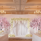 indoor wedding entrance ceremony with 5ft Weeping Cherry Blossom Tree - Pink