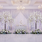 debutante ball with 5ft Weeping Cherry Blossom Tree - White