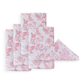 Bundle French Toile 20"x20" Linen Napkin (5pc/pk) - Dusty Rose/Mauve