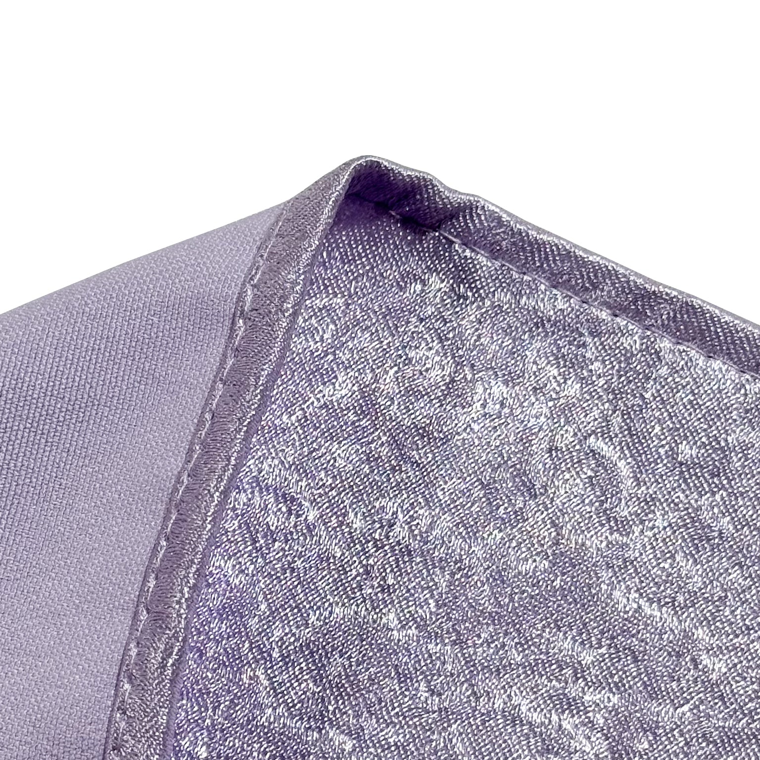 5 pcs/pk Crinkle Shimmer Napkin 20"x20" Lavender hemmed finish
