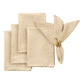 5 pcs/pk Crinkle Shimmer Napkin 20x20" - Champagne - CV Linens