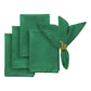 5pcs/pk Crinkle Shimmer Napkin 20"x20" - Emerald Green