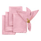 5 pcs/pk Crinkle Shimmer Napkin 20"x20" - Pink - CV Linens