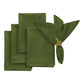5pcs/pk Crinkle Shimmer Napkin 20"x20 " - Willow Green