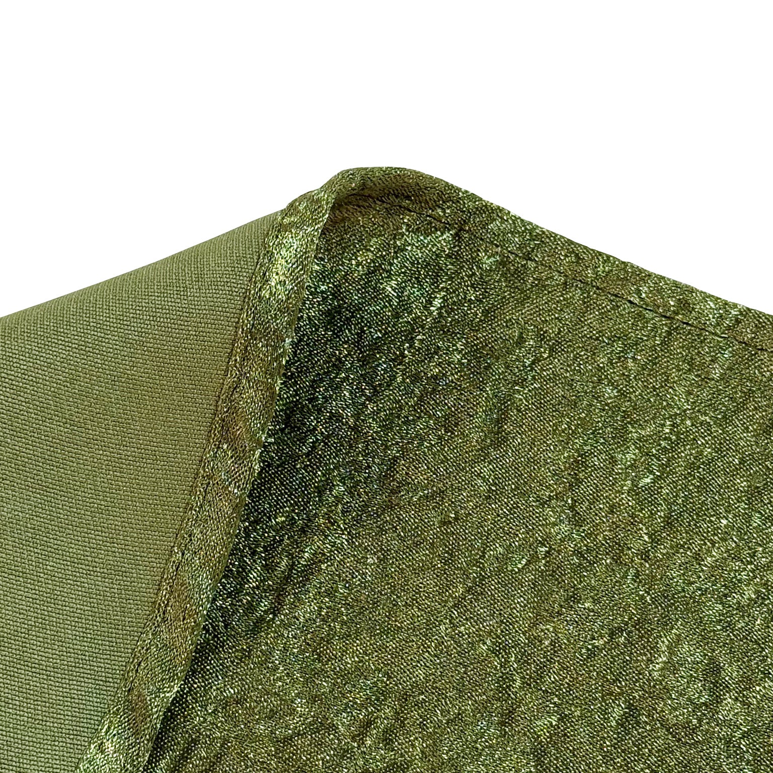 5 pcs/pk Crinkle Shimmer Napkin 20"x20" Willow Green hemmed finish