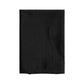 Crinkle Velvet 20"x20" Linen Napkin Black