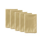 5 pcs/pk Crinkle Velvet 20"x20" Linen Napkin Champagne bundle