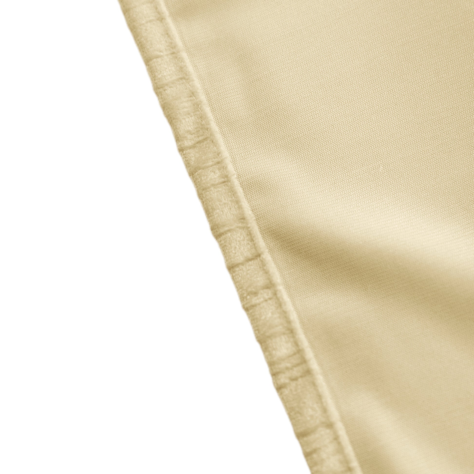5 pcs/pk Crinkle Velvet 20"x20" Linen Napkin Champagne underside
