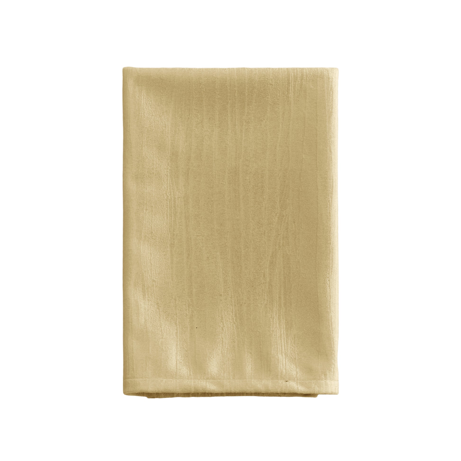 Crinkle Velvet 20"x20" Linen Napkin Champagne 