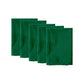 5 pcs/pk Crinkle Velvet 20"x20" Linen Napkin Emerald Green bundle