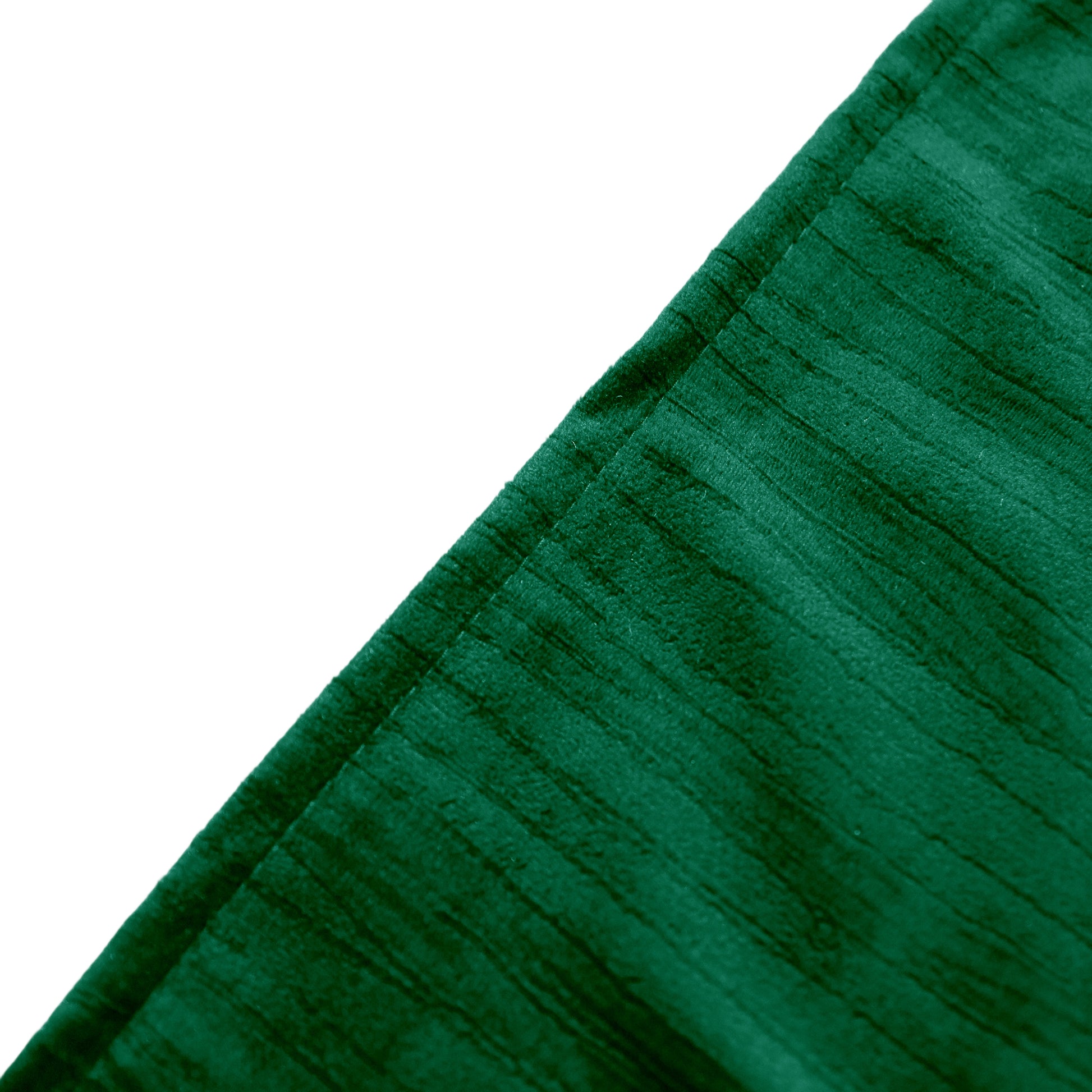 5 pcs/pk Crinkle Velvet 20"x20" Linen Napkin Emerald Green hemmed edge