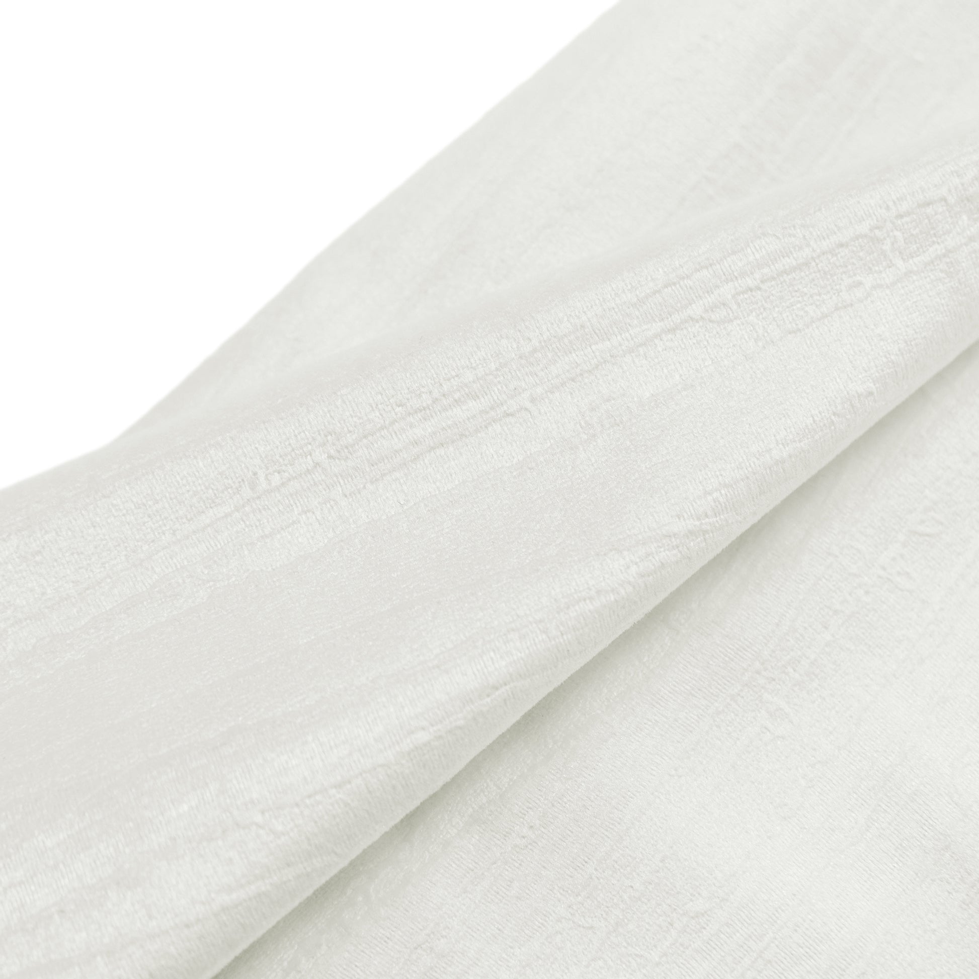 5 pcs/pk Crinkle Velvet 20"x20" Linen Napkin Ivory close up