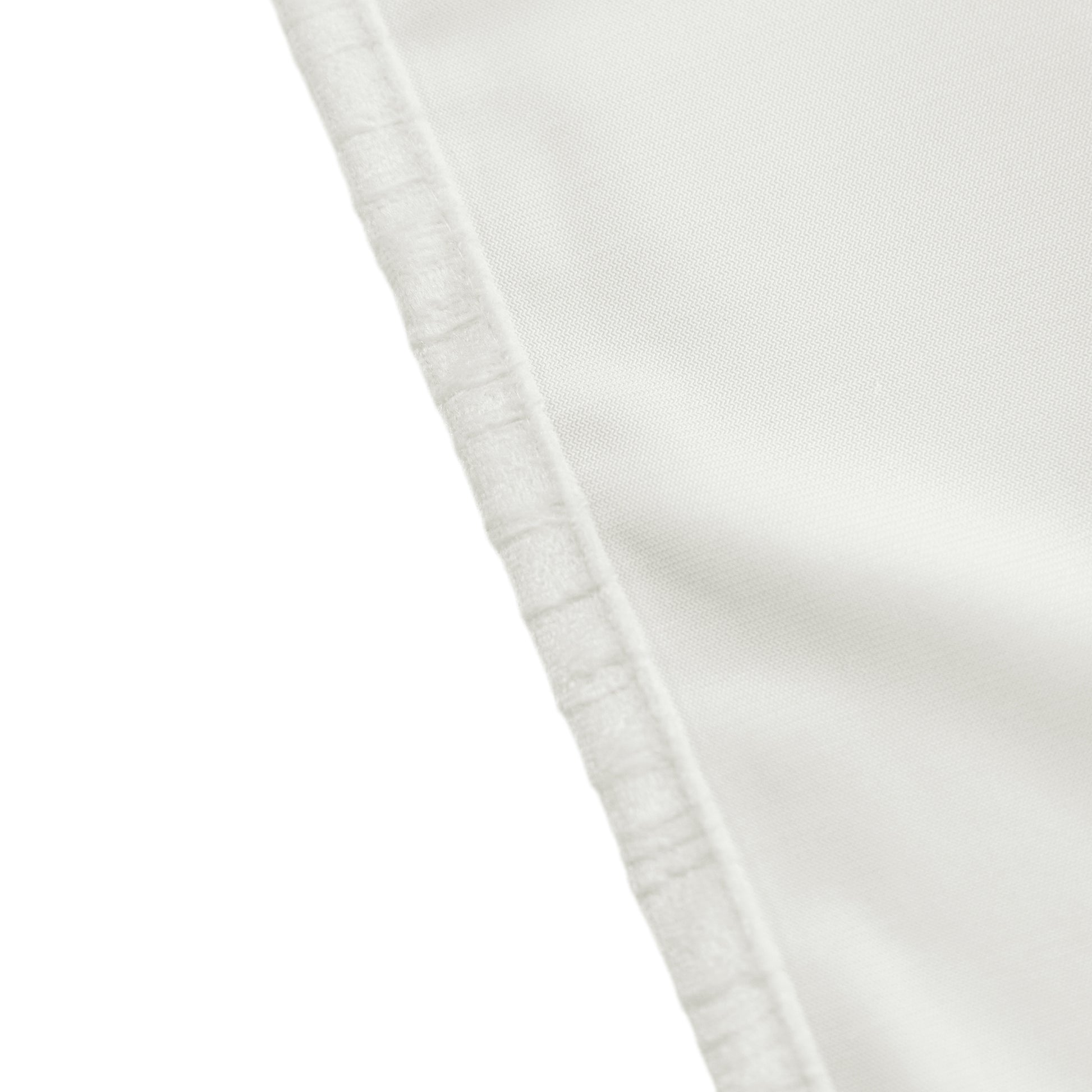 5 pcs/pk Crinkle Velvet 20"x20" Linen Napkin Ivory underside