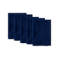 Crinkle Velvet 20"x20" Linen Napkin Navy Blue 5 pcs/pk bundle