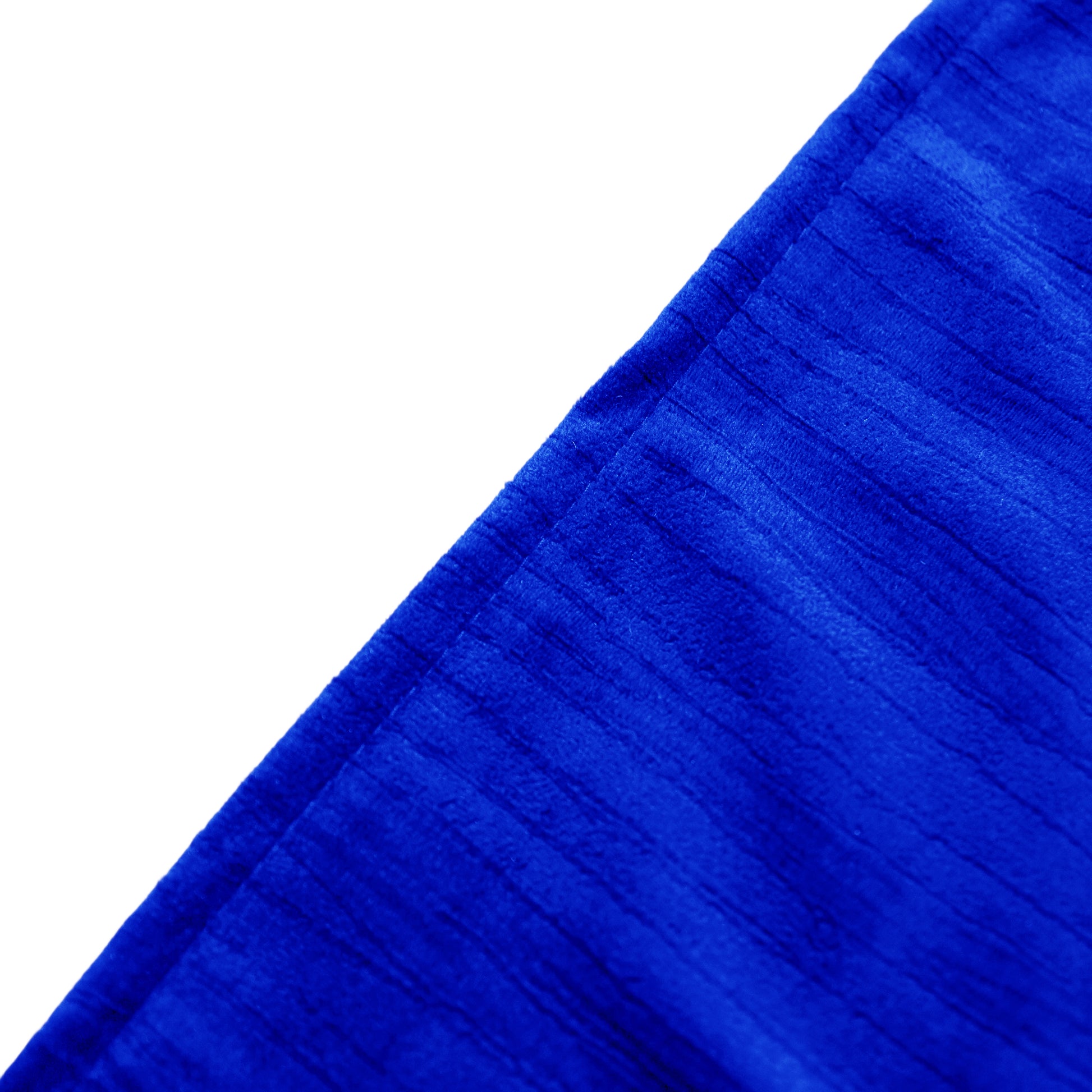 5 pcs/pk Crinkle Velvet 20"x20" Linen Napkin Royal Blue hemmed edge