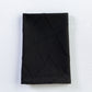 5 pcs/pk Embossed Geometric Jacquard Napkin 20"x20" Black  rectangular fold