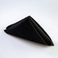 5 pcs/pk Embossed Geometric Jacquard Napkin 20"x20" Black  triangle fold