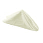 5 pcs/pk Embossed Geometric Jacquard Napkin 20"x20" - Ivory triangle fold