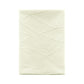 5 pcs/pk Embossed Geometric Jacquard Napkin 20"x20" Ivory rectangle fold