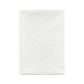 5 pcs/pk Embossed Geometric Jacquard Napkin 20"x20" - Light Ivory/Off White rectangle fold