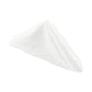 5 pcs/pk Embossed Geometric Jacquard Napkin 20"x20" - Light Ivory/Off White triangle fold