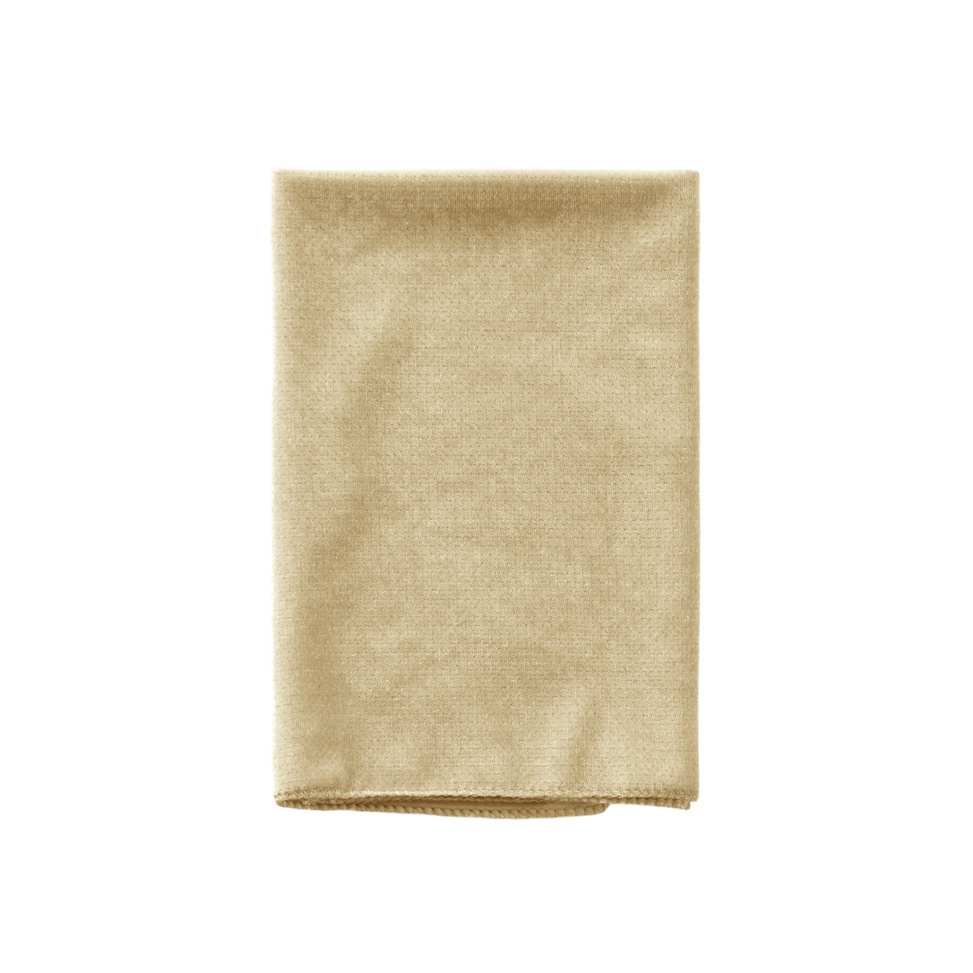5 pcs/pk Glitter Velvet 20"x20" Linen Napkin Champagne fold